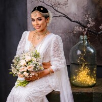 elegant south asian bridal portrait